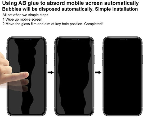 Imak Privatsphäre Vollflächig gehärtetes Glas Schwarz (OnePlus 15)