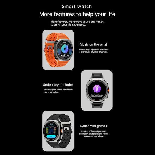Smartwatch Microwear Kalobee Sk7 Ultra Black