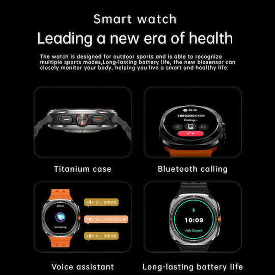 Smartwatch Microwear Kalobee Sk7 Ultra Black