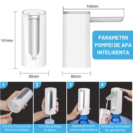 Inco Cu baterie din silicon Alb