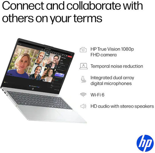 HP OmniBook 3 AI 15-fn0105dx 15.6" IPS FHD Touchscreen (Ryzen AI 300 Series-5 330/16GB/512GB SSD/W11 Home) (US Keyboard)
