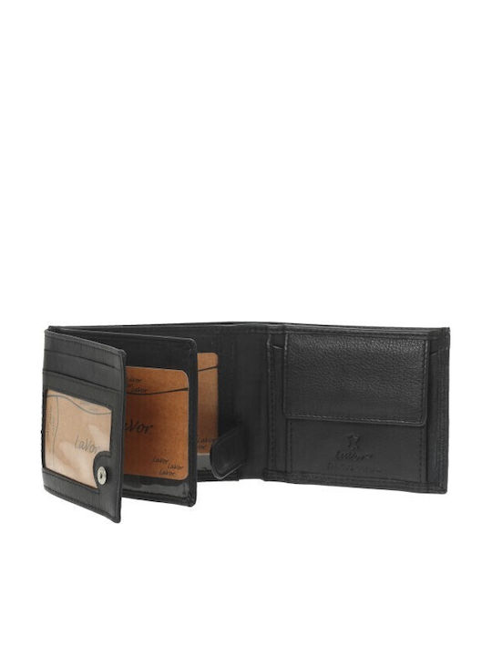 Leather Men's Wallet Classic with RFID Black
