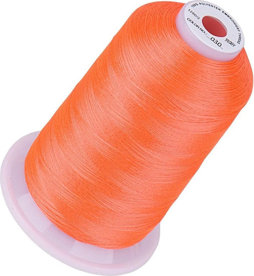 Embroidery Thread Set 63 Spools 5000 M Multicolor