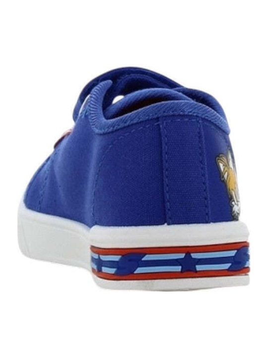Kids Sneakers Anatomic with Scratch & Lights Blue