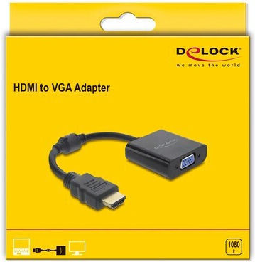 DeLock DeLock HDMI Männlich Zu VGA Weiblich Konverter 1Stück 61077