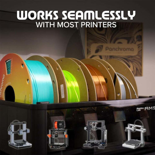 Polymaker PLA 3D Printer Filament 1.75mm Μαύρο 1kg 1τμχ (Spool)