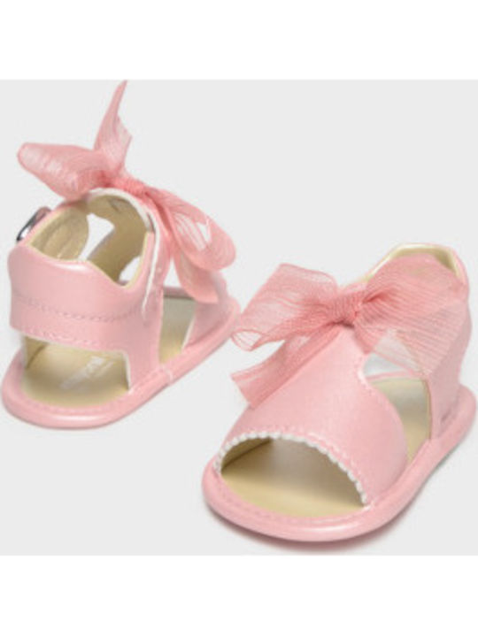 Mayoral Mayoral Soft-Sole Baby Sandals Pink