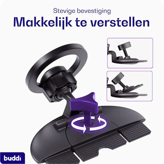 Buddi Car Mobile Mount with Magnet MagSafe Black
