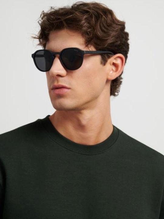 Polaroid Unisex Sunglasses With Green Horn-Rimmed Frame And Grey Lens PLD2170/S/X SMG/M9