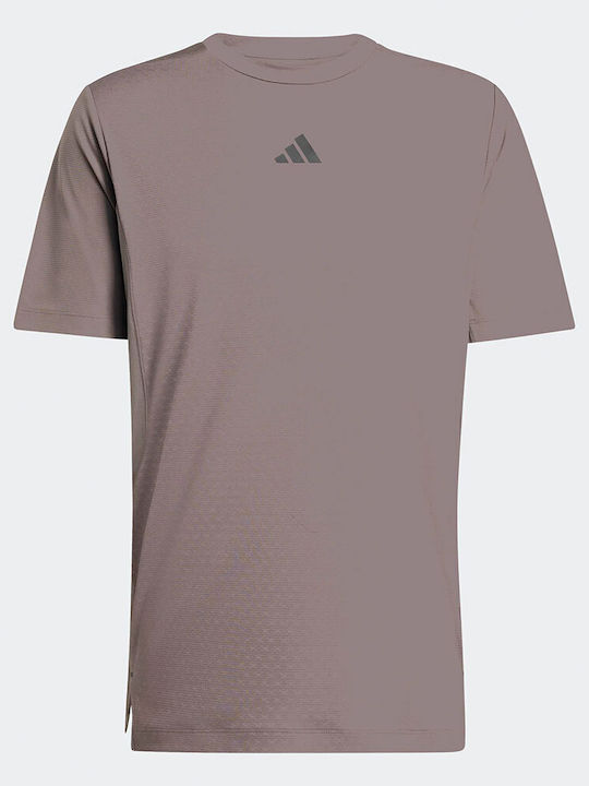 3 Stripes T-Shirt Brown