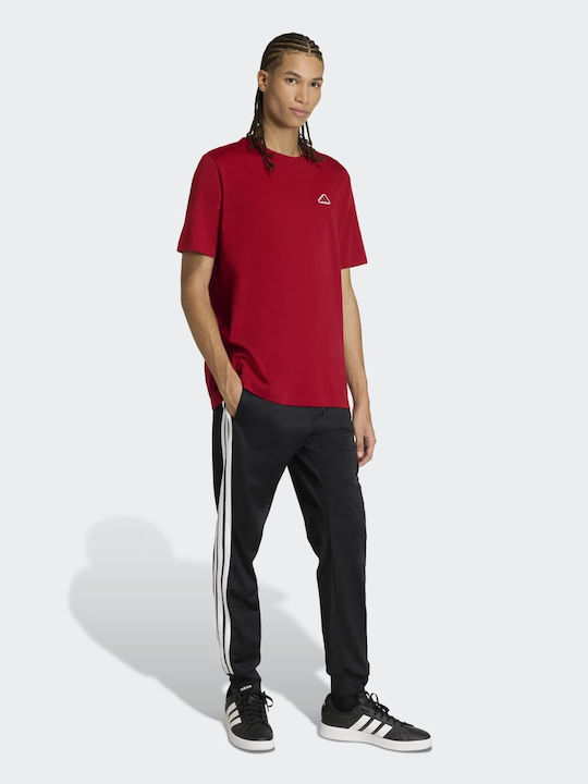 Graphic Tricou sport Active Maroon