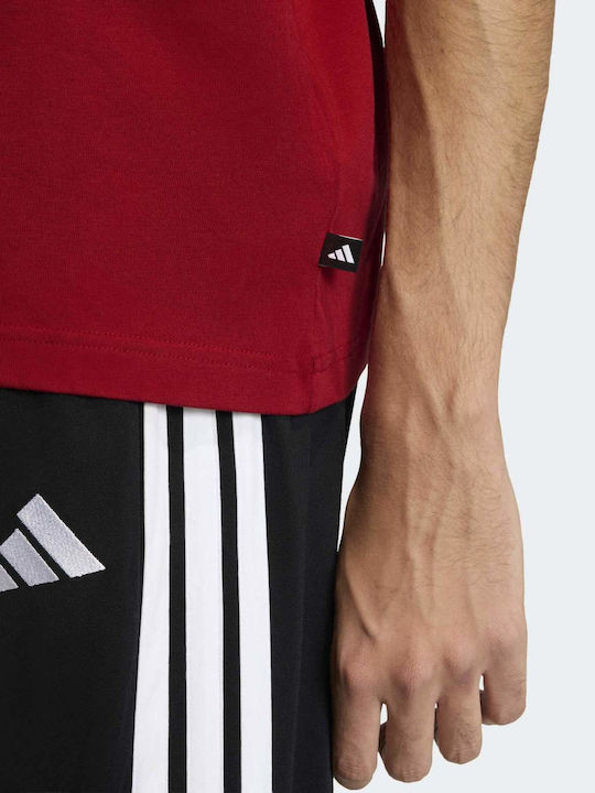 Graphic Tricou sport Active Maroon