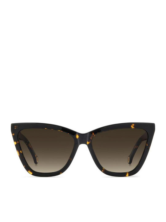 Carolina Herrera Sunglasses Brown With Horn-Rimmed Frame Carolina Herrera Sunglasses Brown With Horn-Rimmed Frame