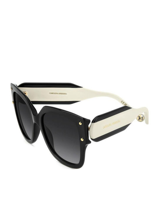 Carolina Herrera Unisex Sunglasses With Black Frame And Grey Gradient Lens