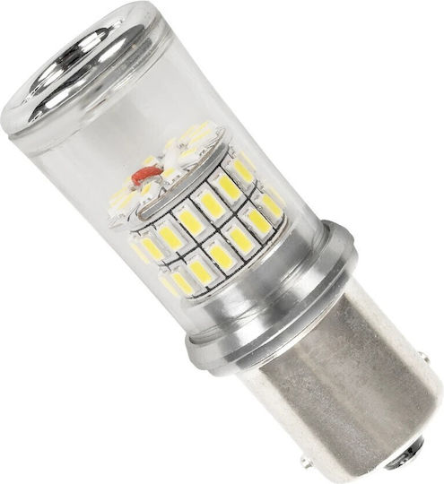 GloboStar Lamps Car & Motorcycle PY21W-BAU15s Canbus LED 6000K Cold White 12-24V 8W 1pcs