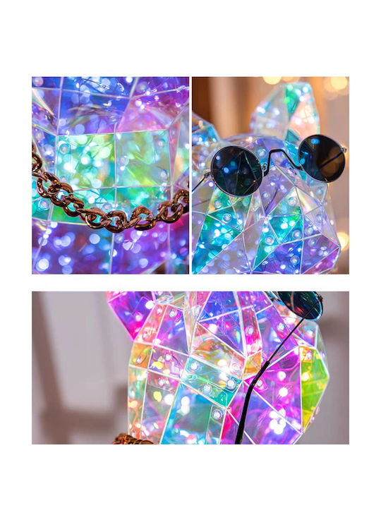 Dekorative Lampe Herz Mehrfarbig