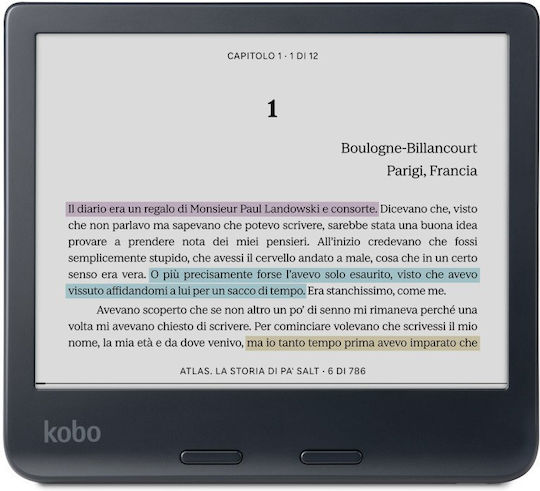 Kobo Libra Farbe 7" (32GB) mit Kobo Stylus 2 Schwarz