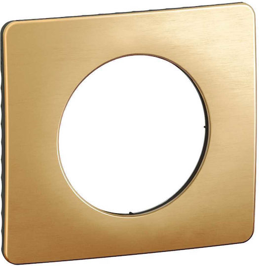 Celiane Frame 1 Position Satin Brass