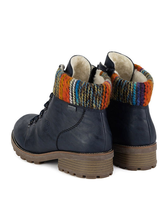 Stiefeletten Damen Blau
