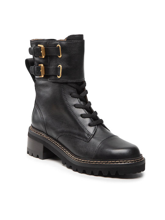 Stiefeletten Damen Schwarz