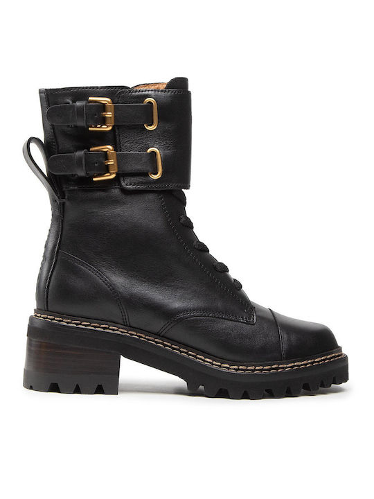 Stiefeletten Damen Schwarz