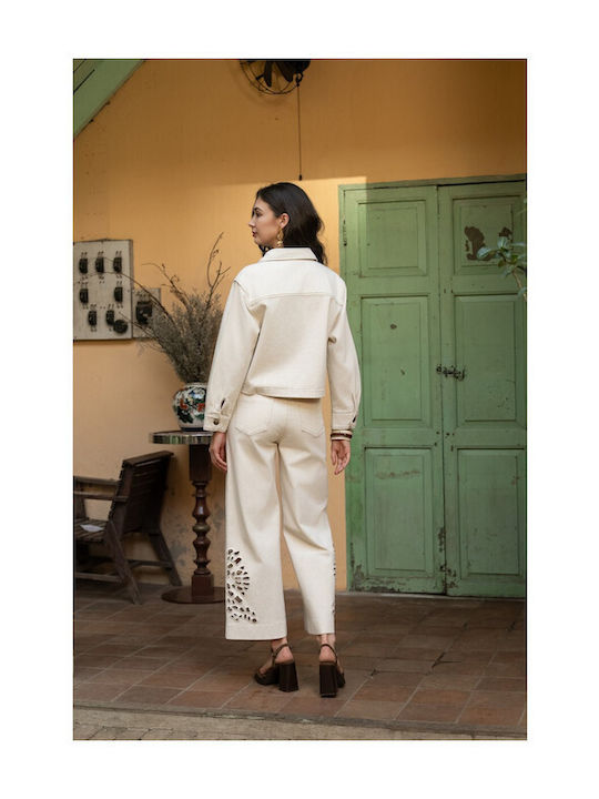 Damenjeans Beige