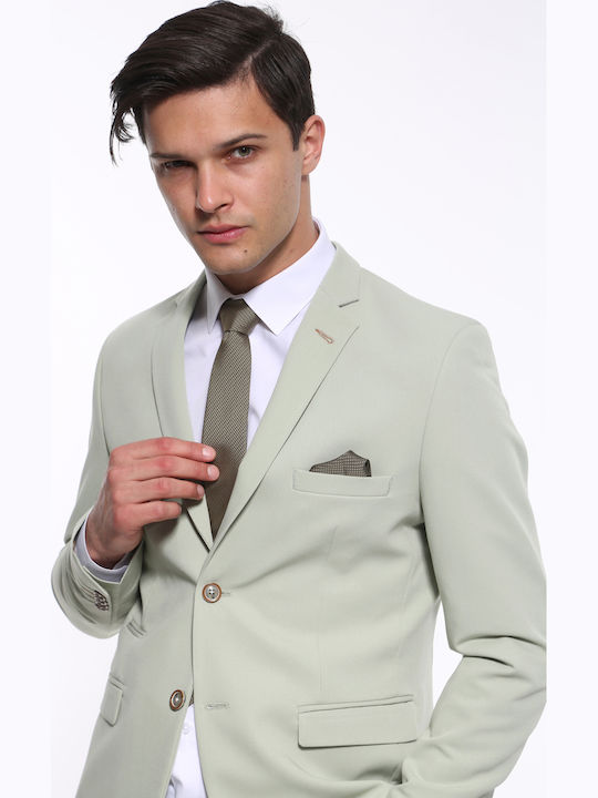 Summer Men's Groom's Suit with Slim Fit Mint