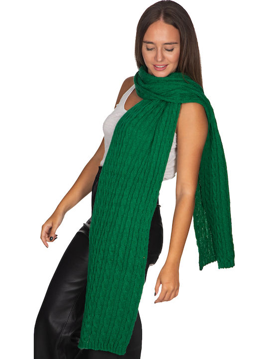 Women's Wool Scarf Green