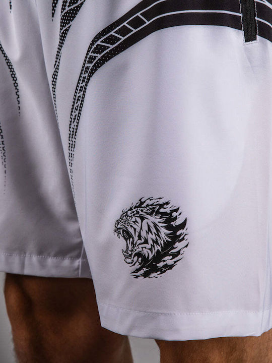 Sportliche Herrenshorts White/black