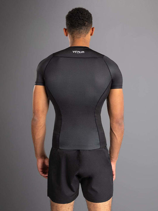 Venum Short Sleeve Shirt VENUM-05915-001 for Jiu-Jitsu Black