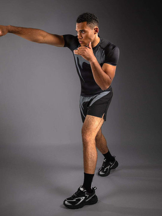 Venum Short Sleeve Shirt VENUM-05915-001 for Jiu-Jitsu Black
