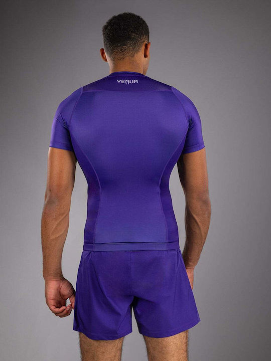Venum Short Sleeve Shirt VENUM-05915-008 for Jiu-Jitsu Purple