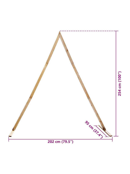 vidaXL Διακοσμητικό Γάμου από Ξύλο 4030gr