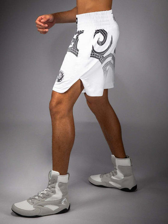 Venum X Mike Tyson Tiger Boxing Shorts White Black