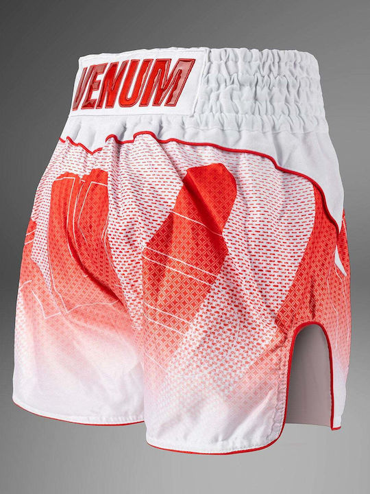 Șorturi Muay Thai Venum X Rws 2.0 Muay Thai Shorts Albe Roșii