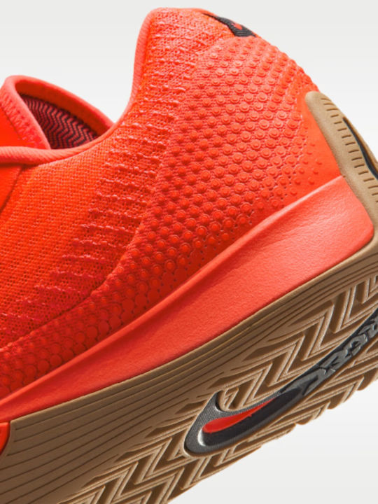 S.T. Flare Low Basketball Shoes Bright Crimson Gum Light Brown Black