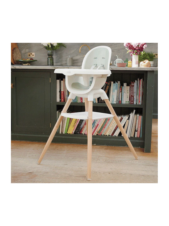 Joie Chestnut Baby Highchair White