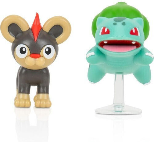 Pokemon Battle Figure 2 Pack Litleo Bulbasaur 5 Cm W20 Jazwares Jw095007-w19