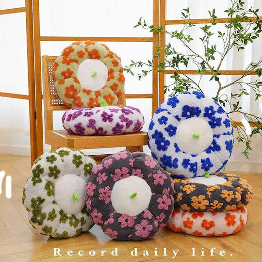 Garden Chair Cushions Gray Purple 45x45cm