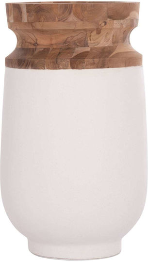 Freebox Cement Vase White