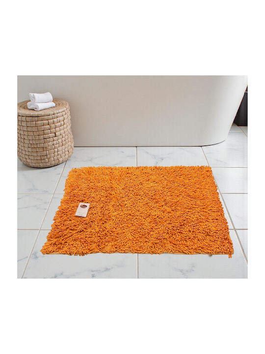 Linea Home Πατάκι Μπάνιου Βαμβακερό Noodle LH2044012-2 Πορτοκαλί 50x70εκ.