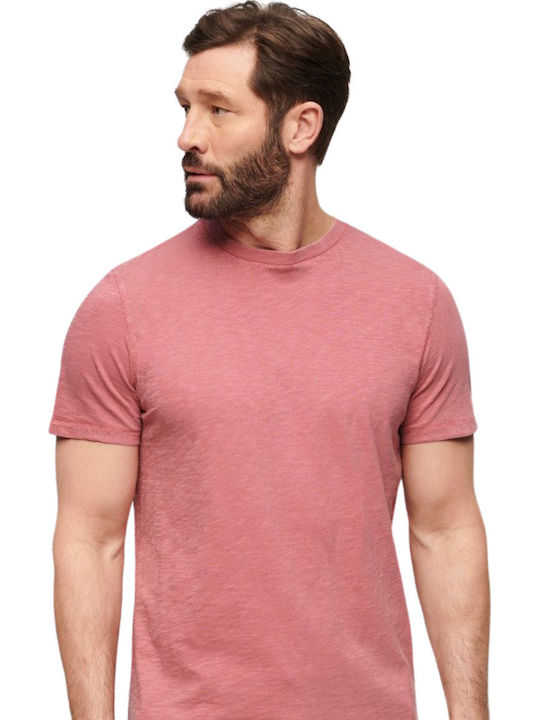 Superdry Crew Neck Slub Tricou Pink