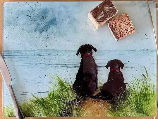 Alex Clark Tocătoare de Bucătărie Din Sticlă 40x30cm