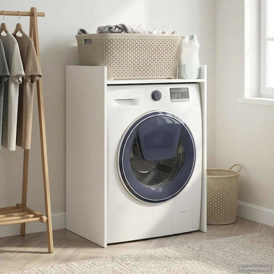 vidaXL Cabinet de baie Mobilier pentru baie L67.5xA48xÎ97cm Alb