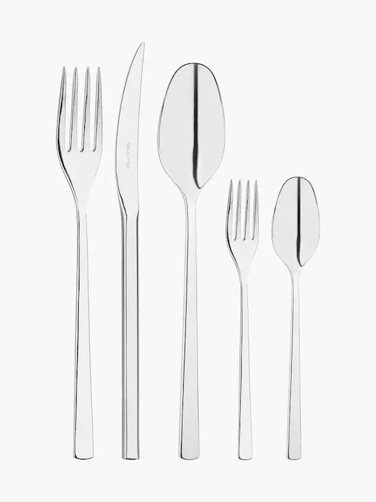 Ionia Set de Tacâmuri Inoxidabil Argintiu 75buc