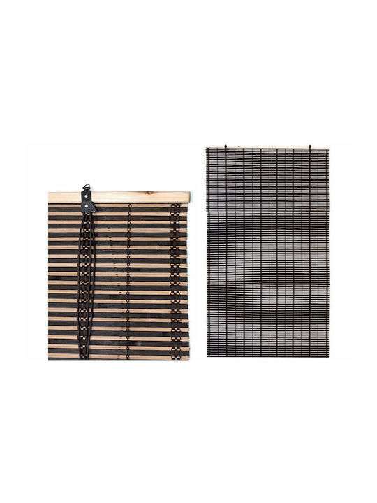 ArteLibre Shade Blind Bamboo in Brown Color L120xH250cm