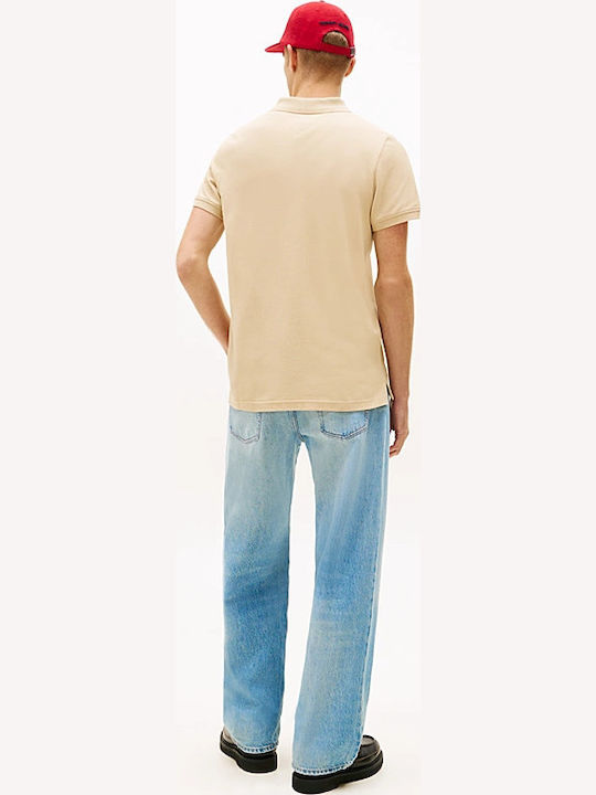 TJM Polo Short Sleeve Beige Men's Blouse