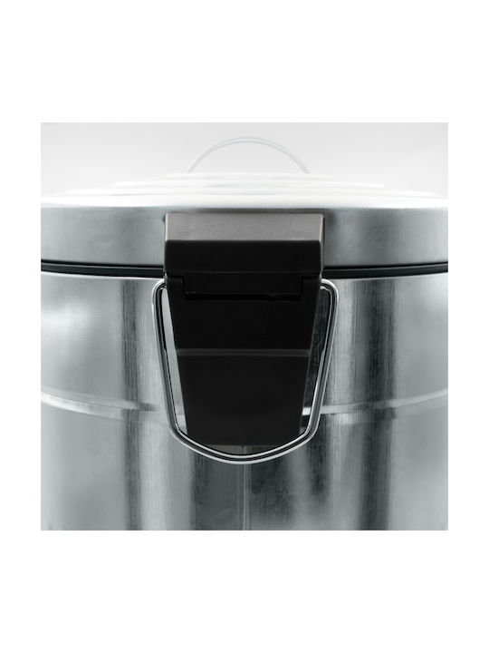 Sidirela Trendy Waste Bin Waste Metallic with Pedal 30lt 1pcs