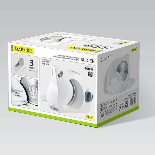 Maestro Ηλεκτρικό Μαχαίρι 150W Λευκό