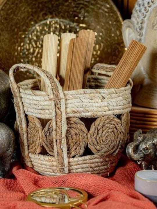 Koopman Decorative Basket Wicker 32x27.5cm